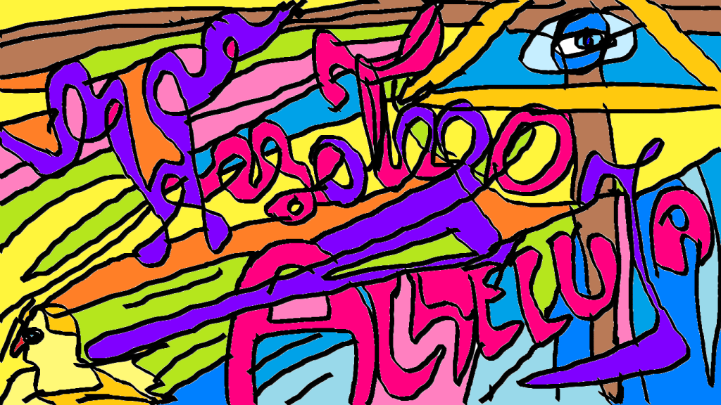 Kartka witrażowa ALLELUJAH