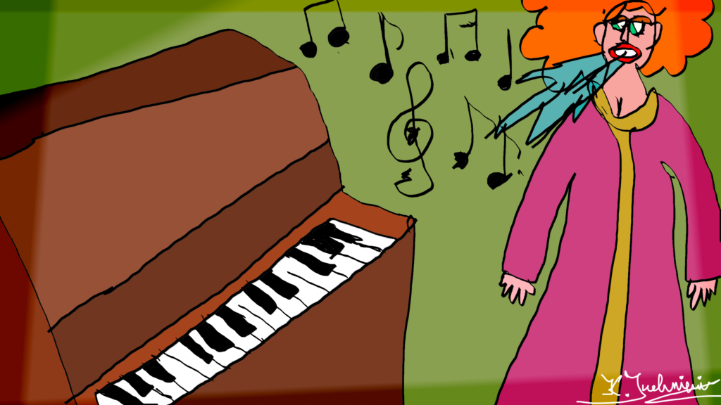 Chyba śpiewaczka (operowa) ?!